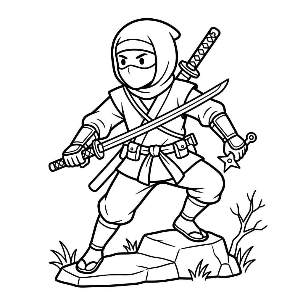 Ninja Gác Kiếm Trên Đá