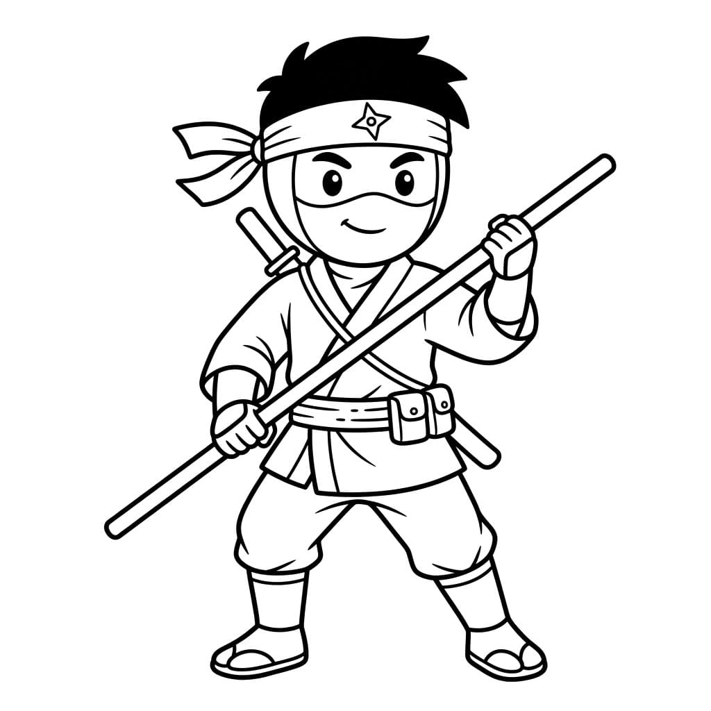 Ninja Gậy Gỗ