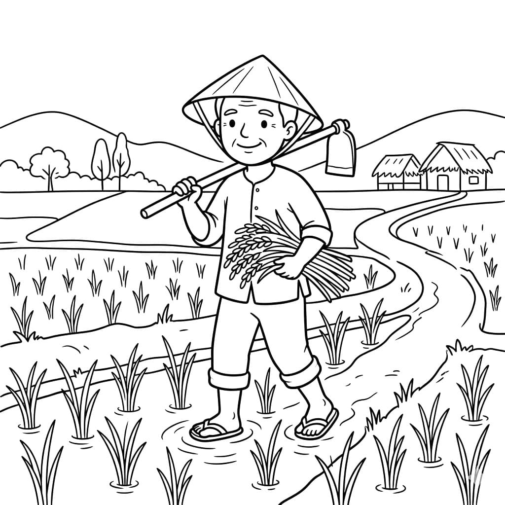 Nông Dân Mang Lúa