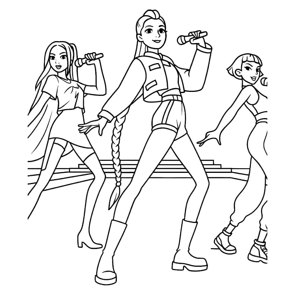 Nữ Nhân Vật Thợ Săn Quỷ KPop