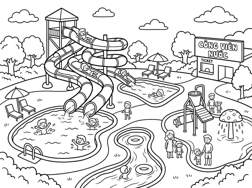 Ở Công Viên Nước