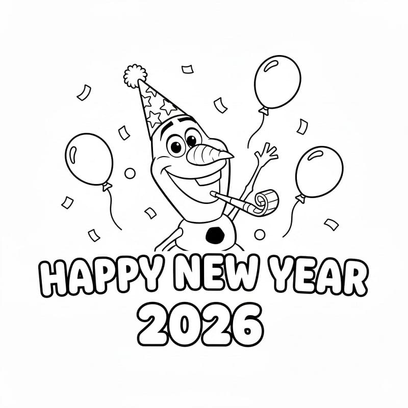 Olaf Chúc Mừng Năm Mới 2026