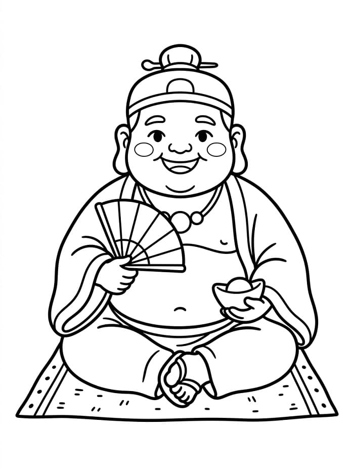 Ông Địa Cười Vui Vẻ