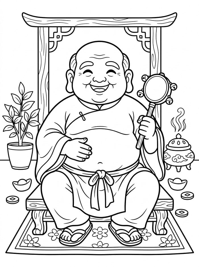 Ông Địa Đang Ngồi