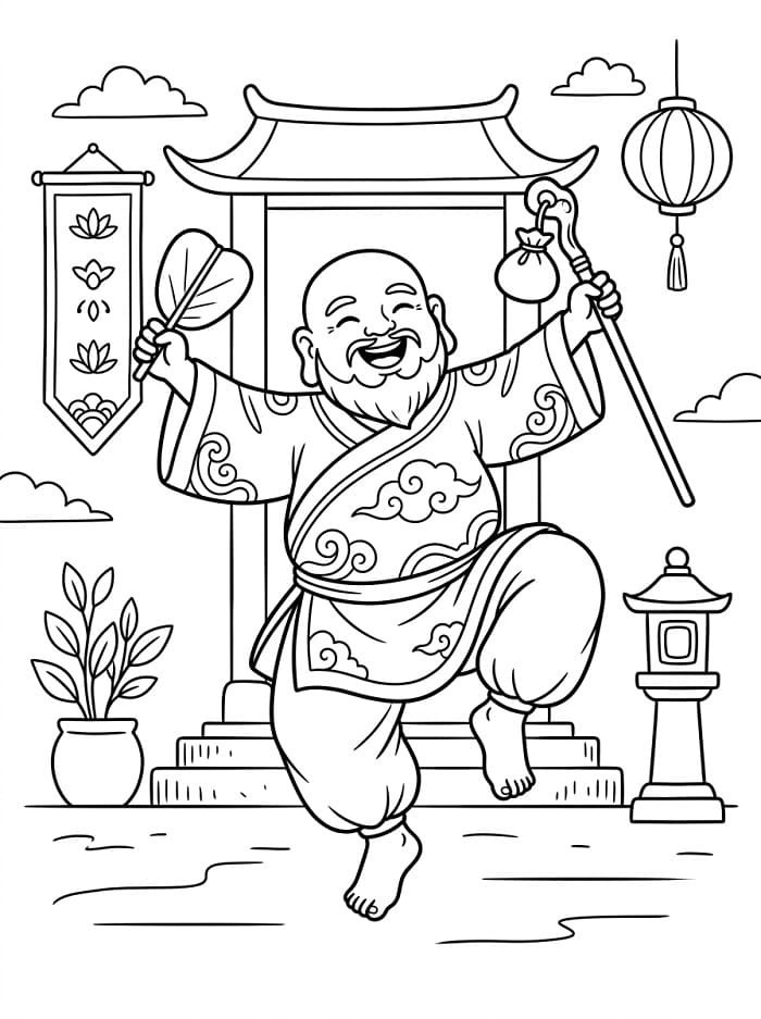 Ông Địa Đang Nhảy Múa