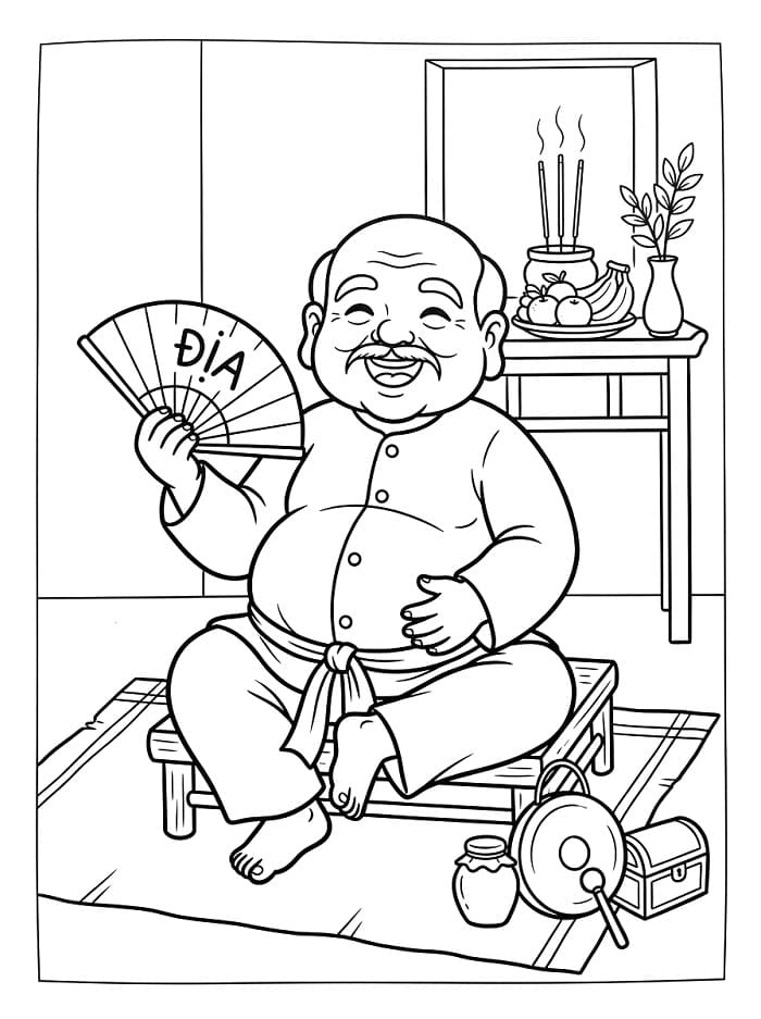 Ông Địa Và Cái Quạt
