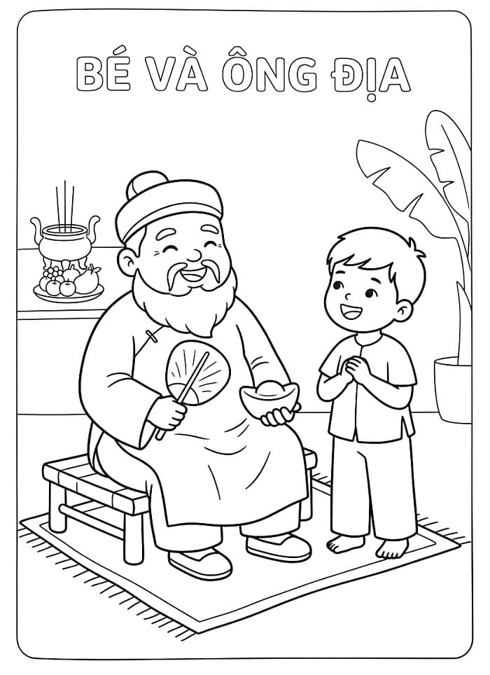 Ông Địa và Bé