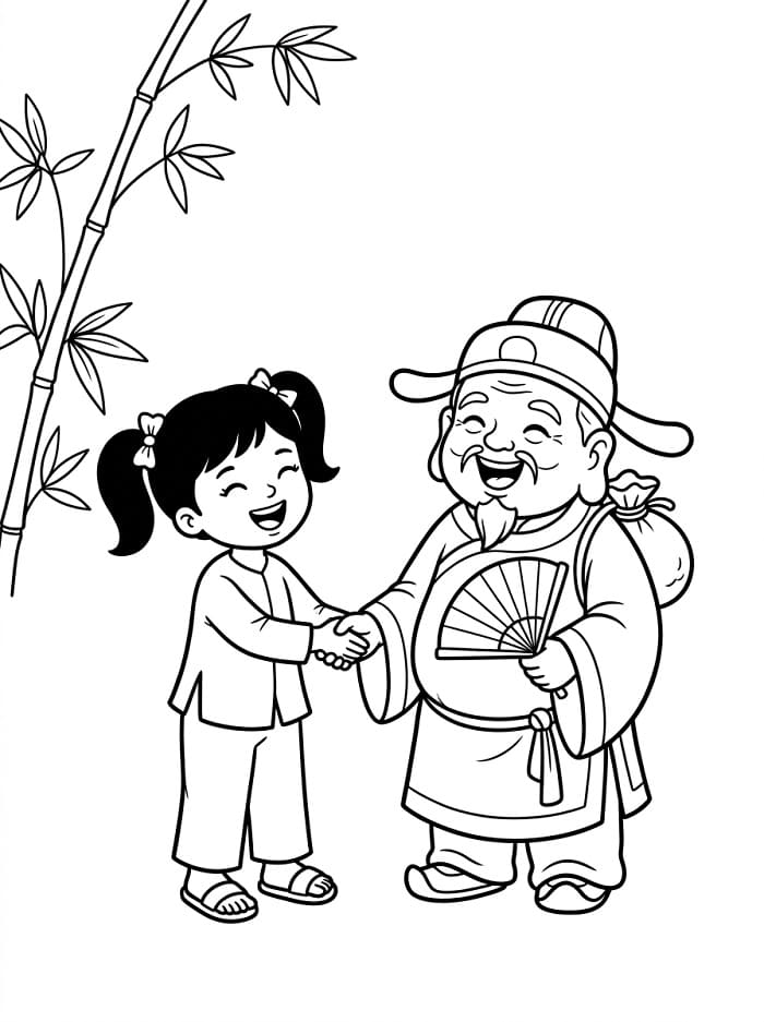 Ông Địa và Cô Bé