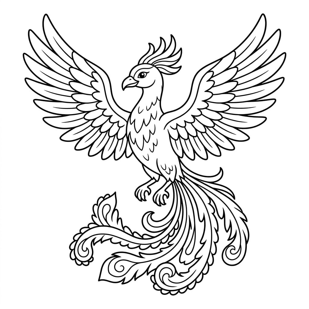 Phượng Hoàng Lửa Uy Nghi