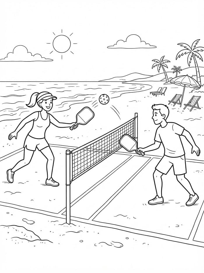 Pickleball Bãi Biển