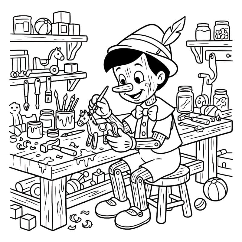 Pinocchio Trong Xưởng Chế Tác
