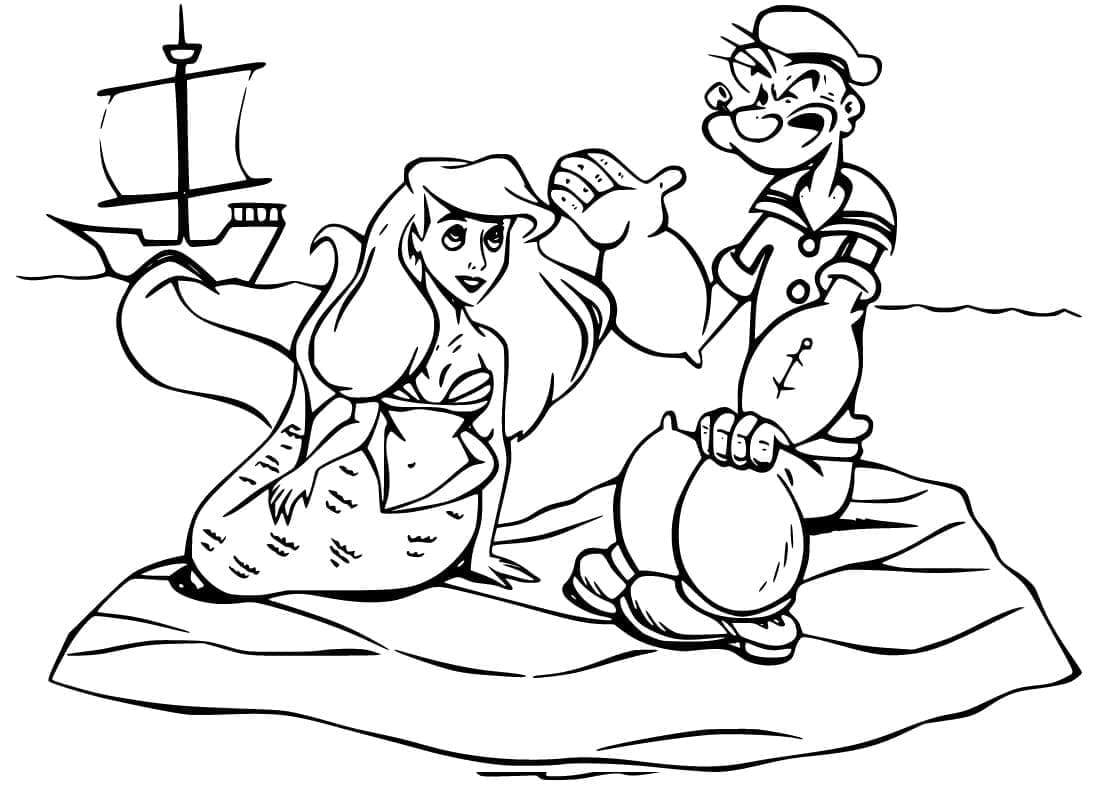 Popeye Và Nàng Tiên Cá Ariel