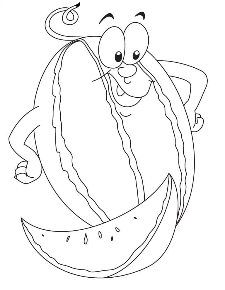 Quả Dưa Hấu Hoạt Hình