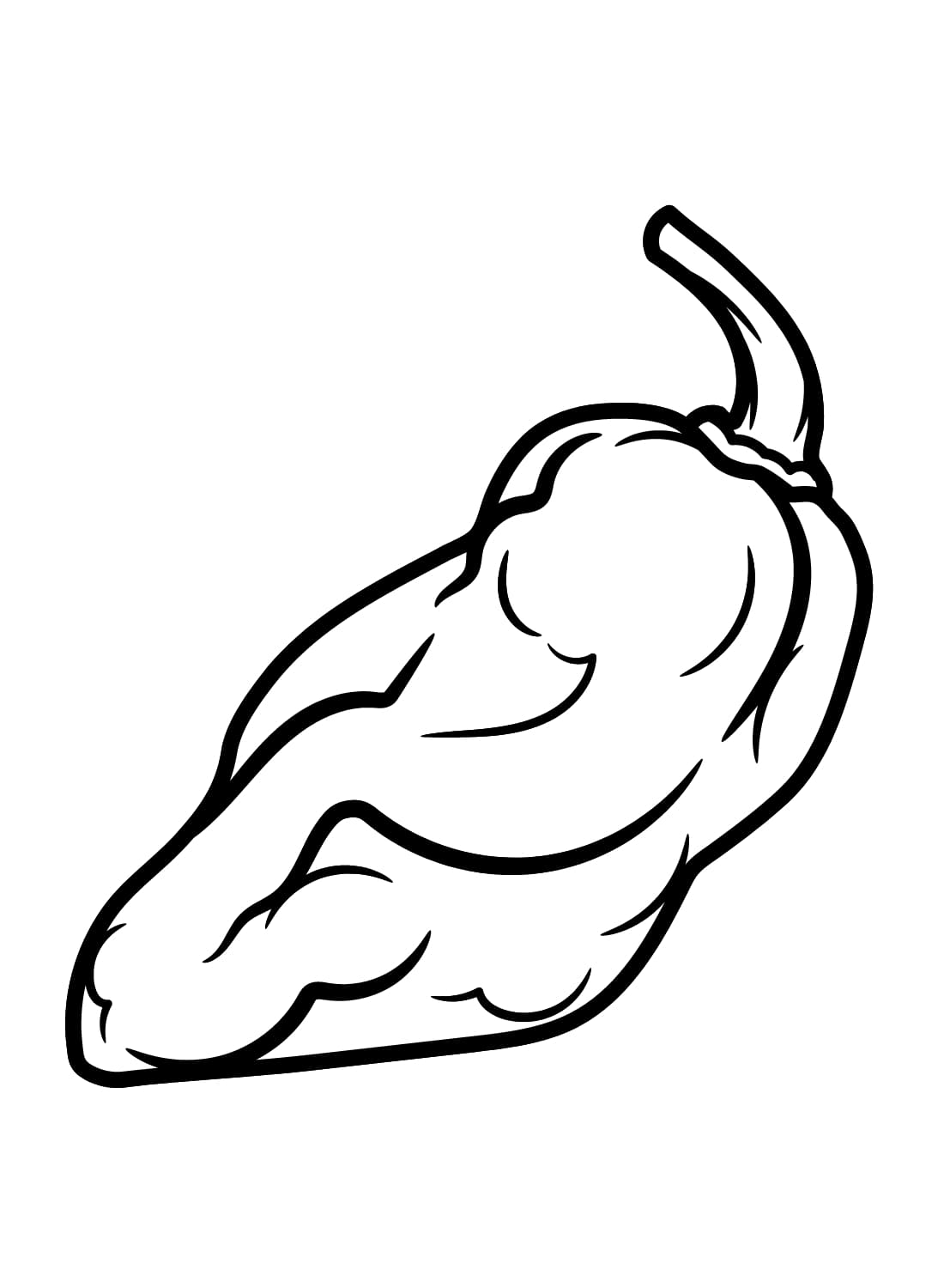 Tô màu Quả Ớt Khô Quả Ớt Khô