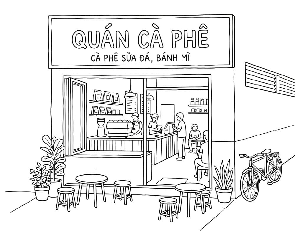 Quán Cà Phê Ăn Sáng