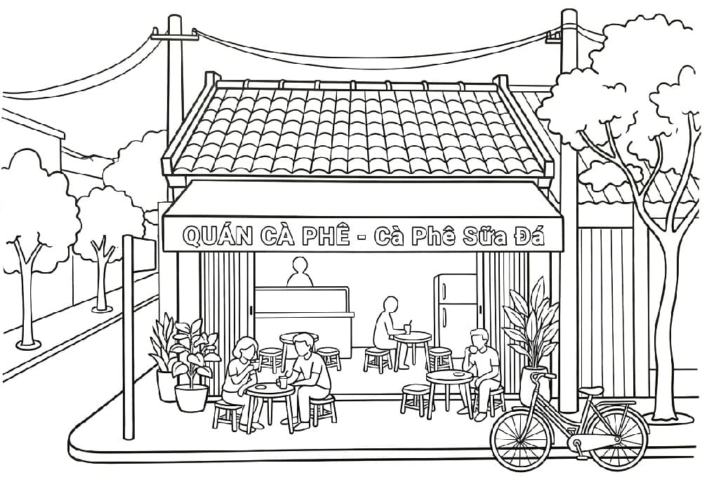 Quán Cà Phê Bên Đường