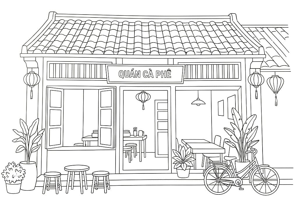 Quán Cà Phê Cổ Điển