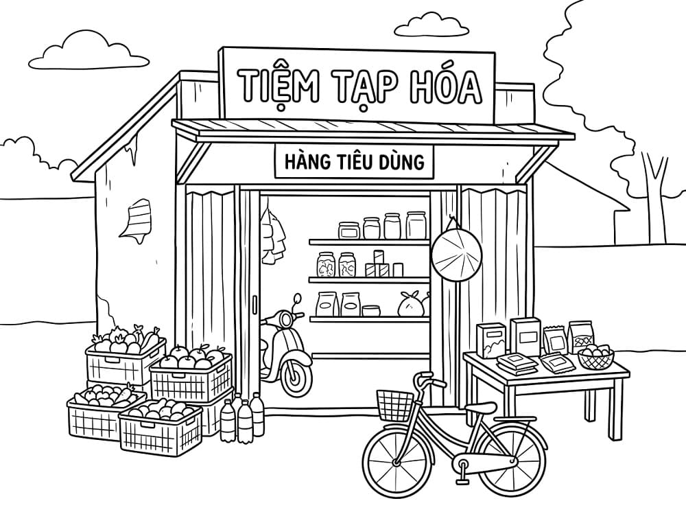 Quán Tạp Hóa Nhỏ Đơn Giản