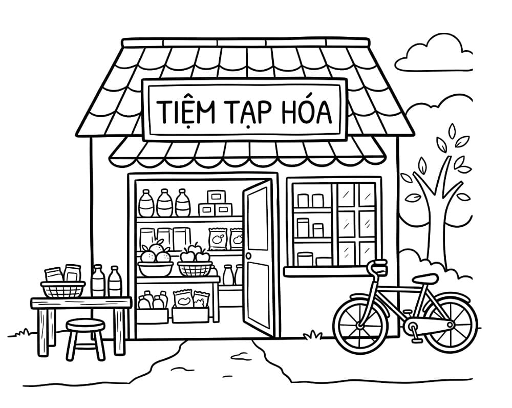 Tô Màu Tiệm Tạp Hóa