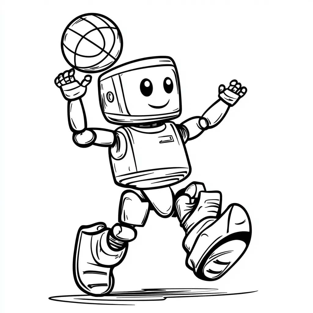 Robot Chơi Bóng Rổ