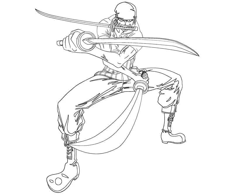 Roronoa Zoro Chiến Đấu