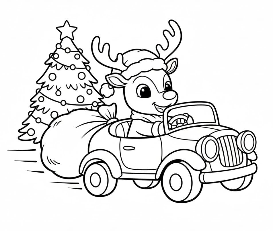 Rudolph Đi Xe Hơi