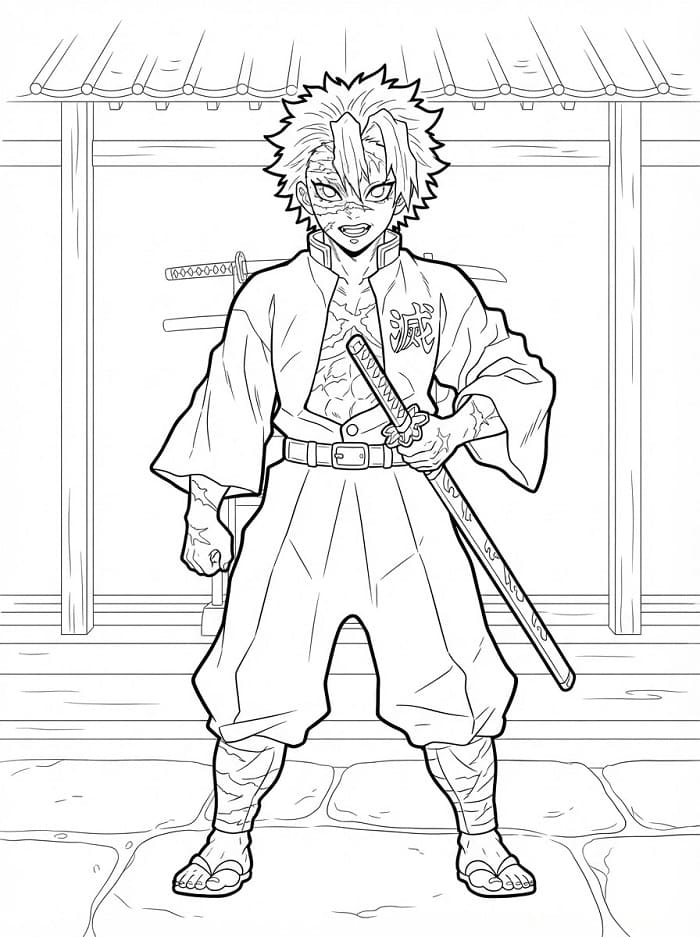 Sanemi Shinazugawa Mạnh Mẽ