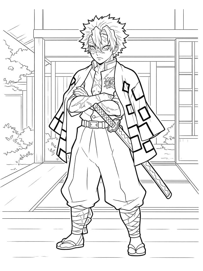 Sanemi Shinazugawa Ngầu