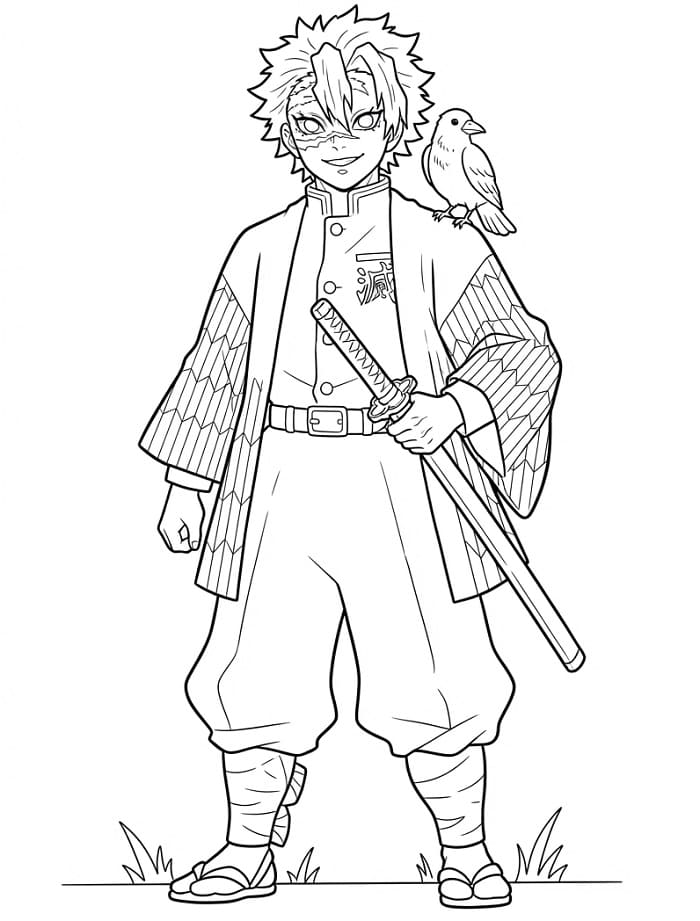 Sanemi Shinazugawa Và Con Quạ