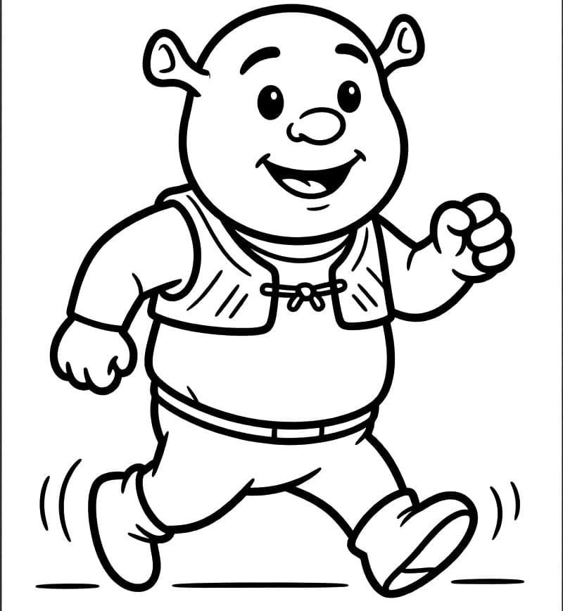 Shrek Chạy Bộ Vui Vẻ