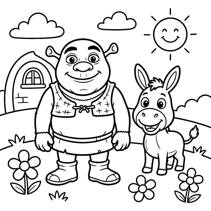 Shrek Và Con Lừa