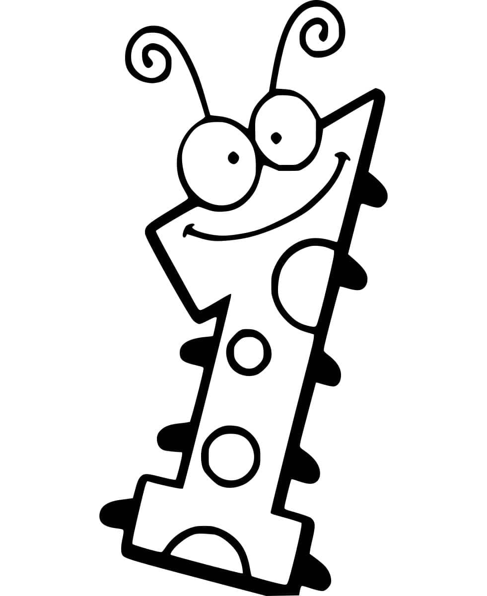 Số 1 Hình Bọ Cam