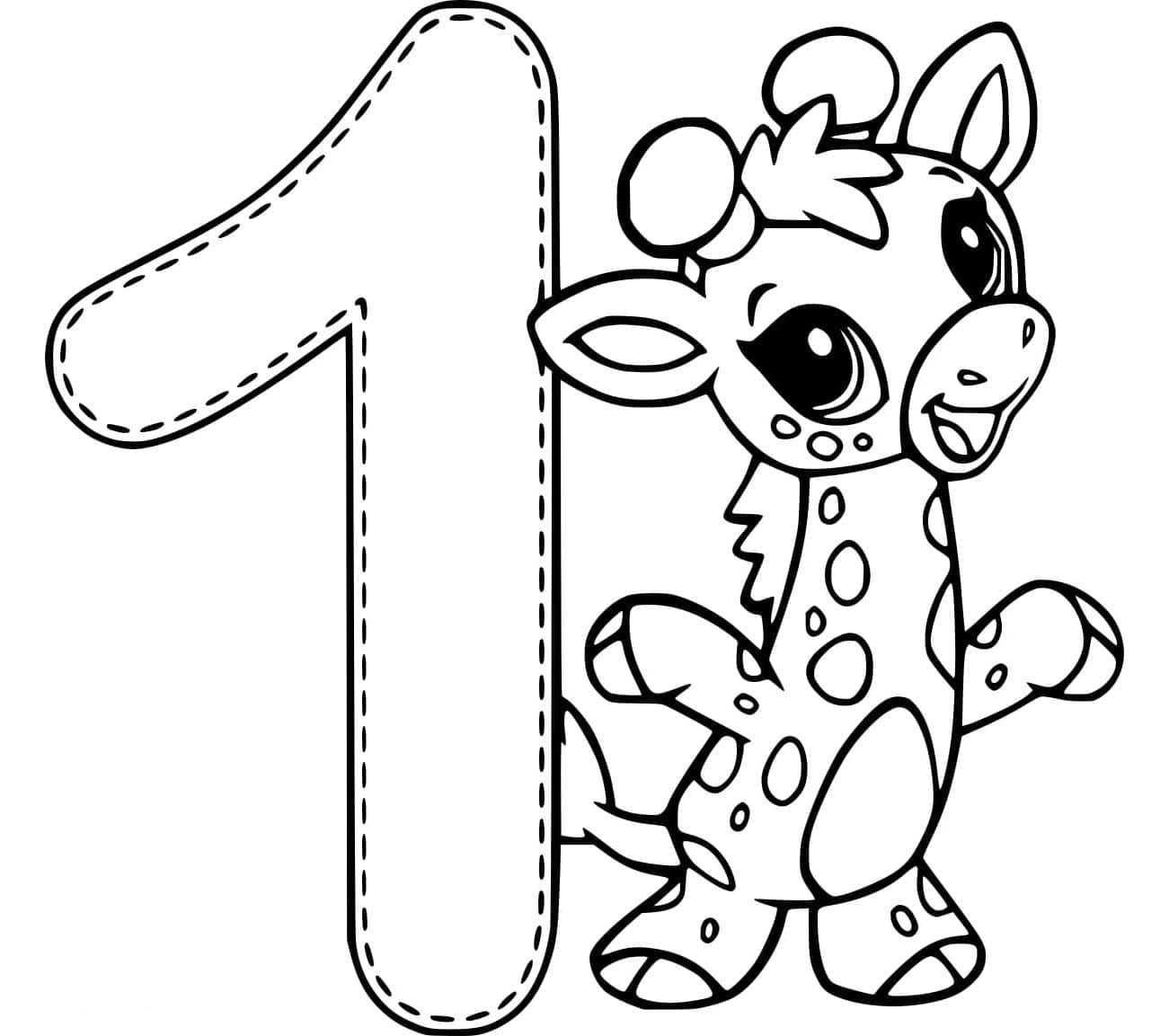 Số 1 Và Hươu Cao Cổ