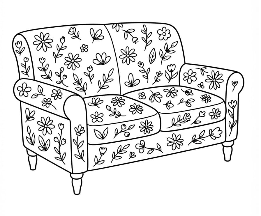 Sofa Thêu Hoa