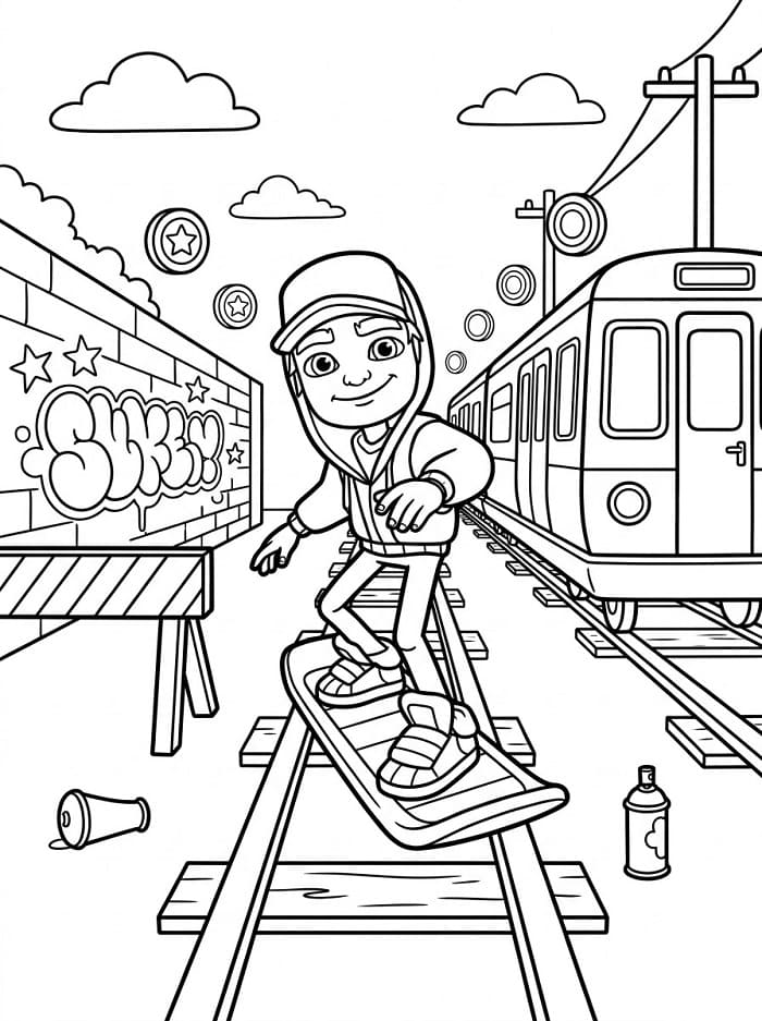 Tô Màu Subway Surfers