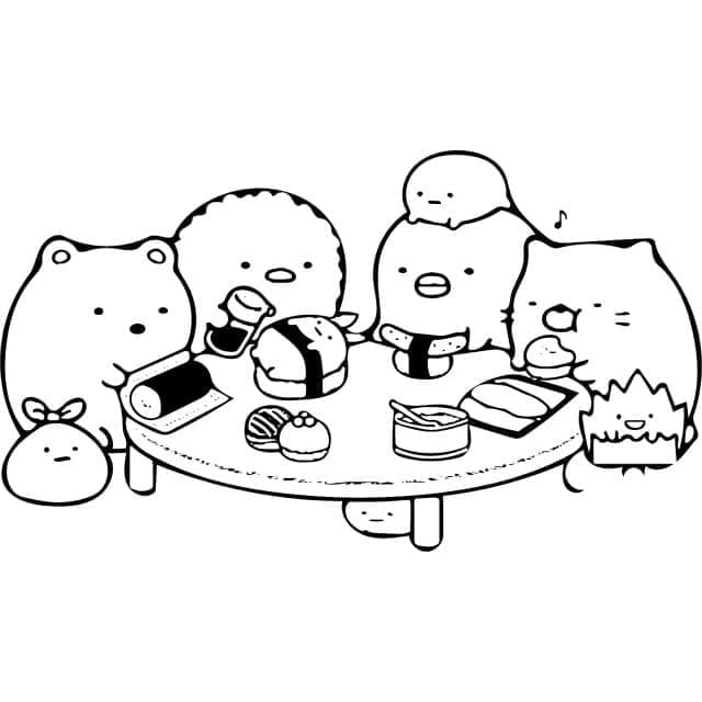 Sumikko Gurashi Bạn Bè