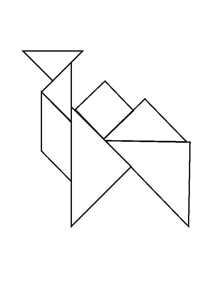 Tangram Hình Lạc Đà