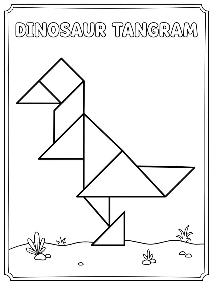 Tangram Khủng Long
