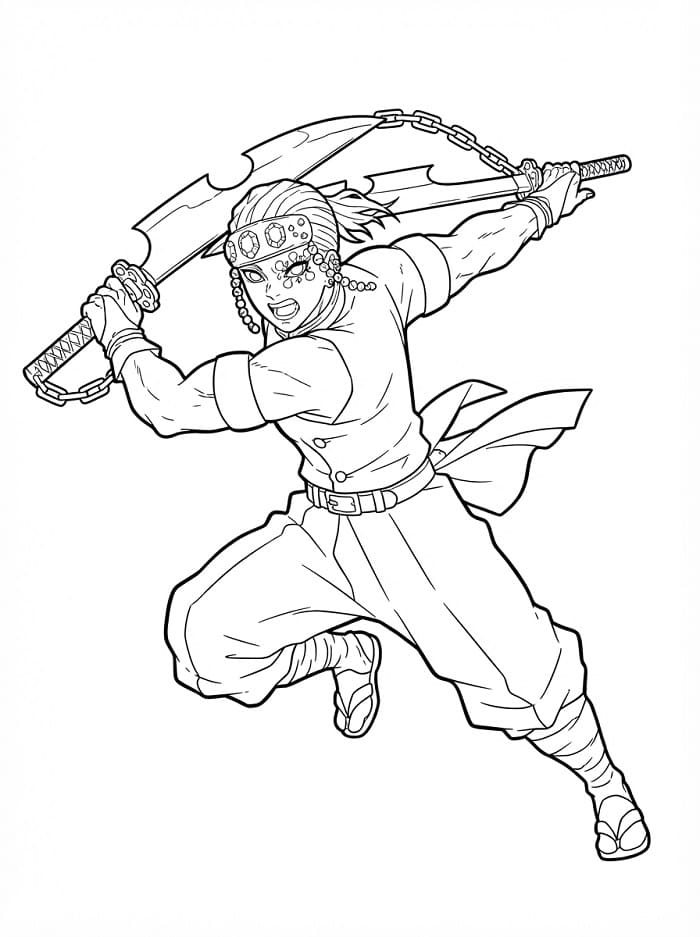 Tengen Uzui Mạnh Mẽ