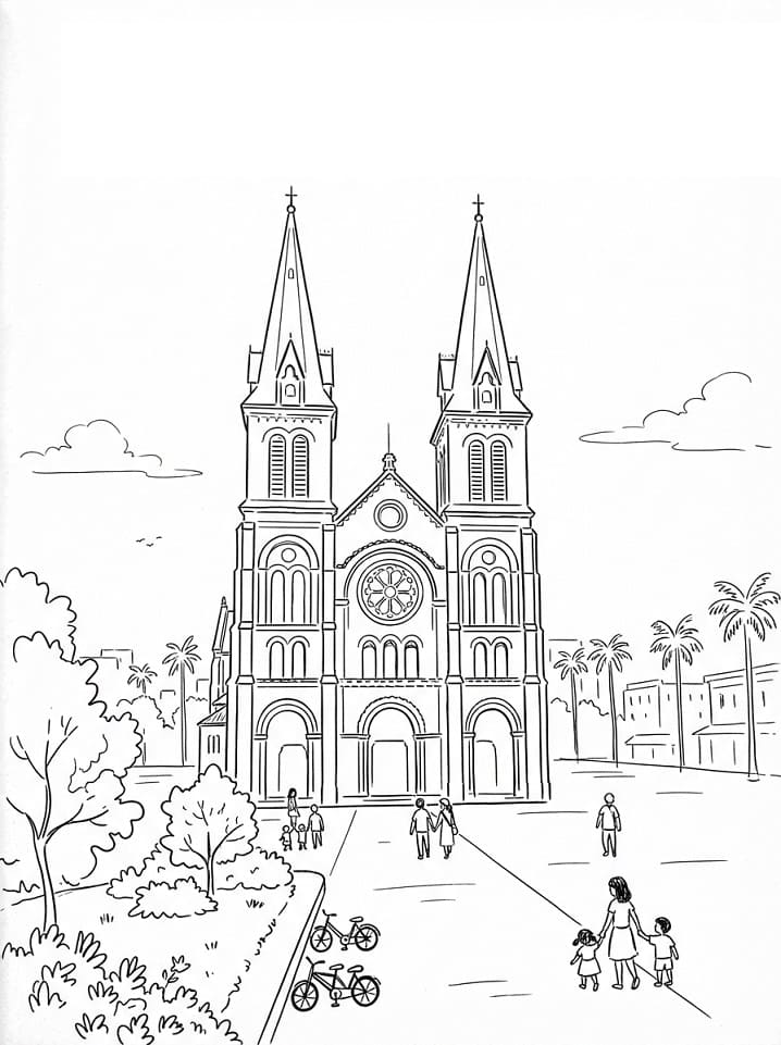 Tham Quan Nhà Thờ Đức Bà
