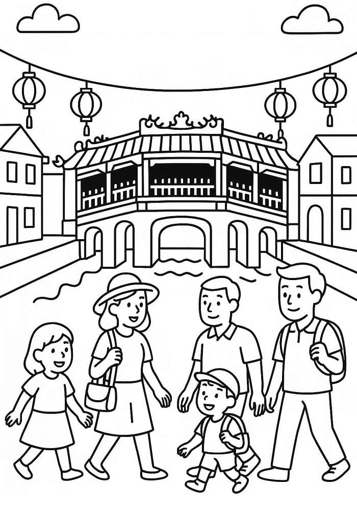 Tô Màu Phố Cổ Hội An