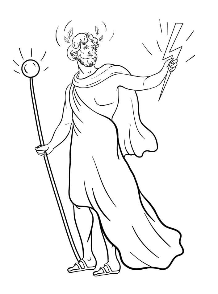 Thần Zeus Sấm Sét