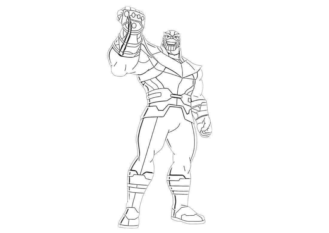 Thanos Thị Uy Sức Mạnh