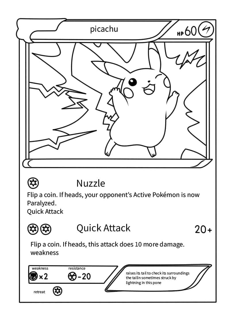 Thẻ Pikachu Pokemon