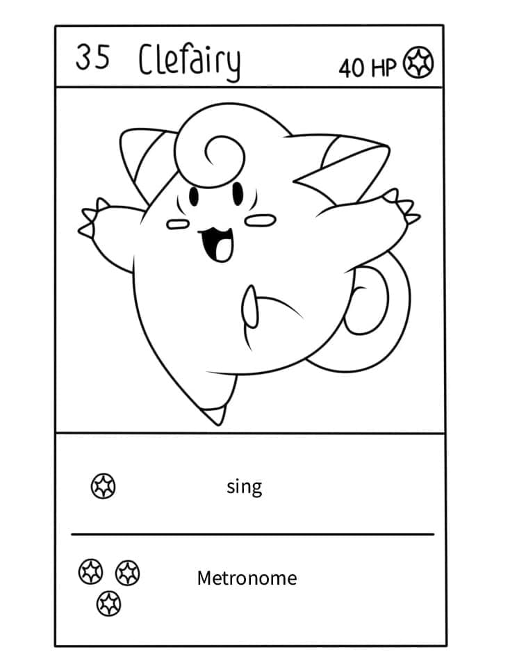 Thẻ Pokemon Clefairy