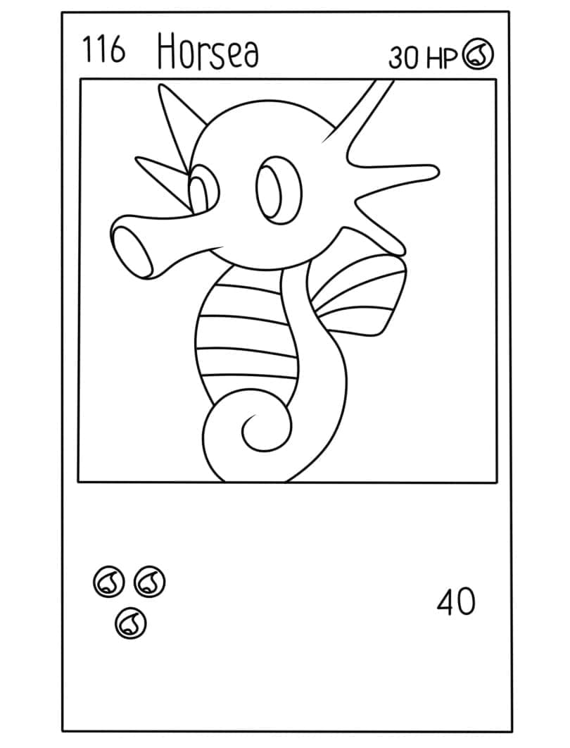 Thẻ Pokemon Horsea