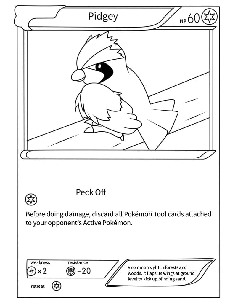 Thẻ Pokemon Pidgey