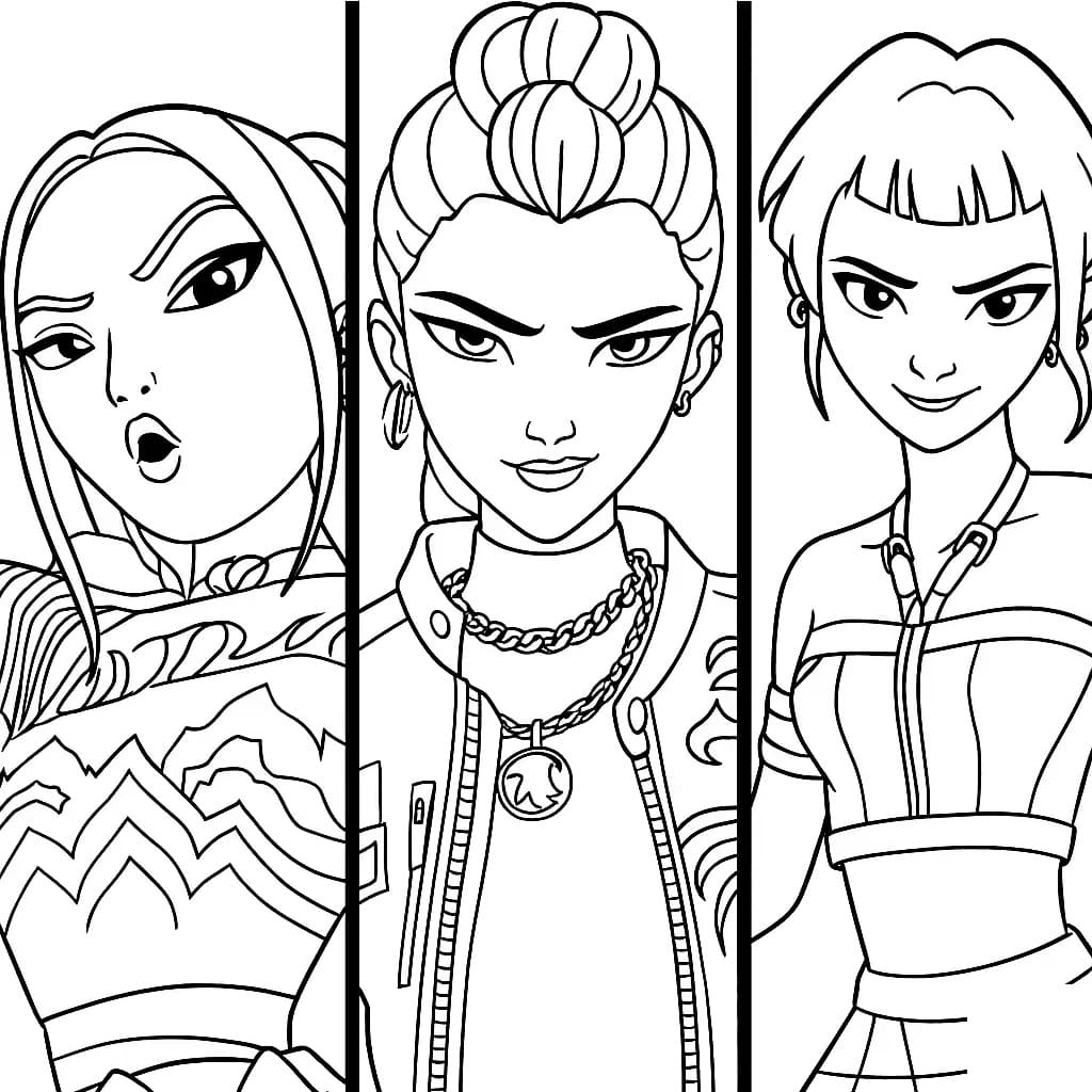 Tô Màu KPop Demon Hunters