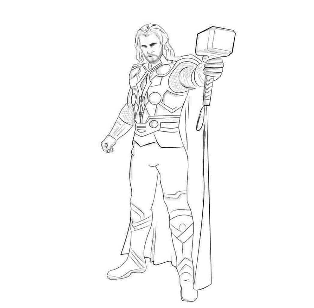 Thor Cầm Búa