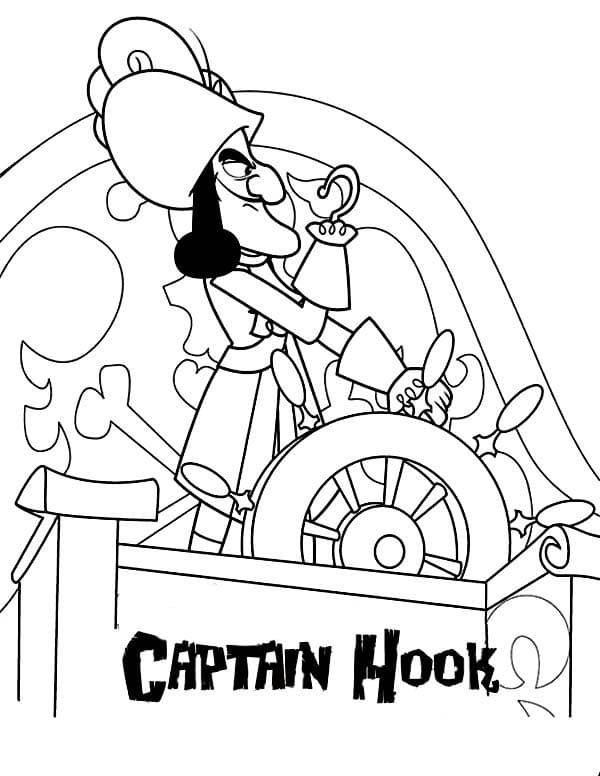 Thuyền Trưởng Hook Trên Tàu